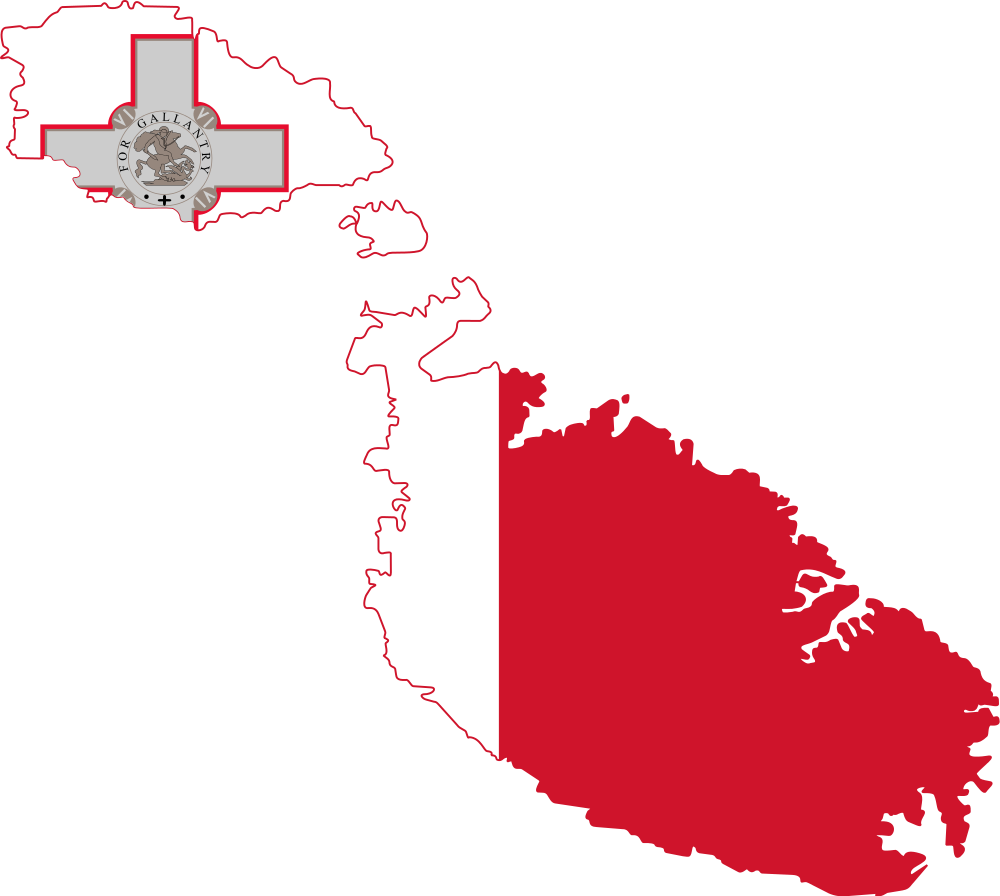 Flag Map Of Malta Svg Ajmera Law   Flag Map Of Malta.svg  